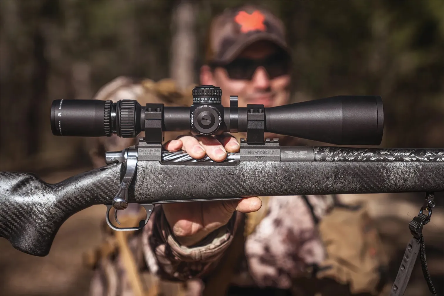 Man holding Vortex Scope